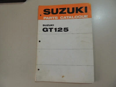 Teile-Katalog  Suzuki GT 125 1974 parts catalog ue de pieces - Bild 1 von 4