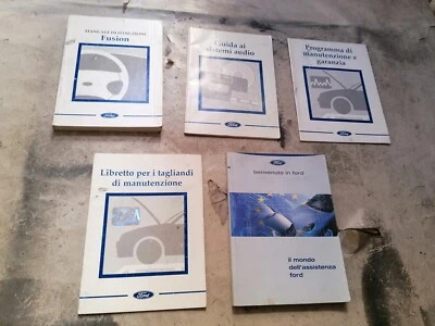 ford fusion terza serie 2002 libretto libro manuale uso e manutenzione catalogo - Immagine 1 di 4