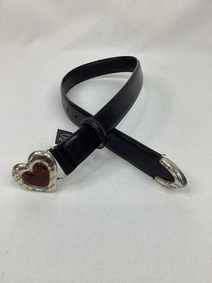 Cinto de couro BRIGHTON feminino médio #40283 TAMANHO 28” EUA 🇺🇸 largura 1-1/4” - Imagem 1 de 4