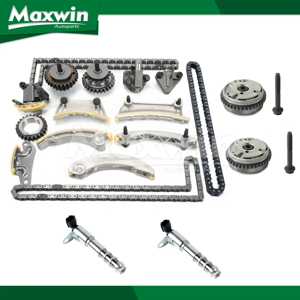 Timing Chain Kit Exhaust VVT Sprocket Solenoid Fit 2007 Saturn Aura 3.6L - Image 1 of 4