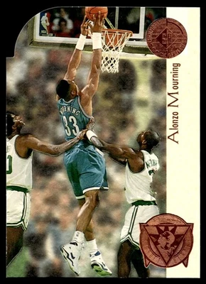1994-95 SP Championship Alonzo Mourning #P6 Playoff Heroes Die Cuts Hornets - Imagem 1 de 2