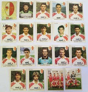 Calciatori 1991-92 Panini Lot 19 Images Bari Complète Scudetto Boban Rookie - Picture 1 of 4
