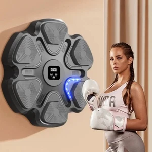 New Smart Music Boxing Machine Boxing Trainer Home Exercise Boxing Wall Target - Picture 1 of 18