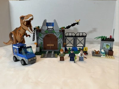 LEGO Juniors Jurassic World Set #10758 T.Rex Breakout - 100% Completo Sin Manual Foto 1 de 4