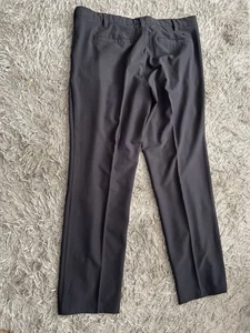Adidas Black Tapered Fit Golf Trousers Waist 38 Leg 32 - Picture 1 of 4