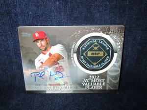 2023 Topps Update Commemorative MVP Medallion Paul Goldschmidt Auto #25/25 - Picture 1 of 2