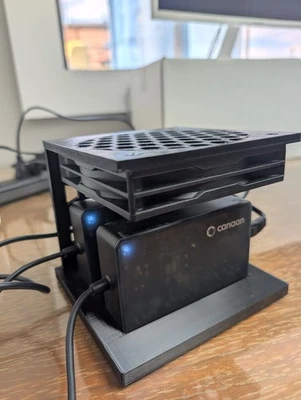 Avalon nano 3 & 3s - 3D Printed Cooling Base for PSU -  120mm Fan Mount - Image 1 of 4