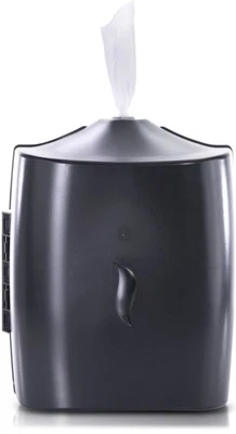 Dispensador de toallitas montadas en la pared, anti-cuerdas, negro, desinfectante Foto 1 de 4