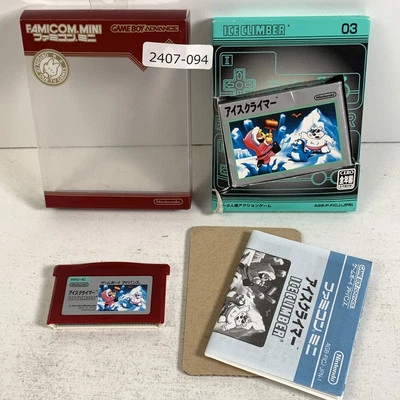 Gameboy Advance Famicom Mini Ice Climber Boxed Working Japan 2407-094 - Image 1 of 4