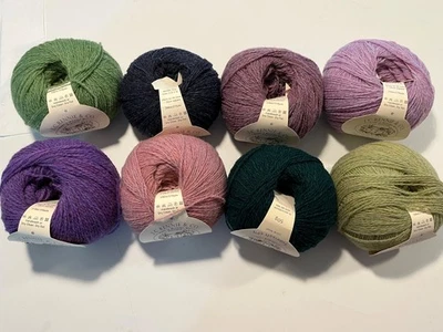 EightBalls JC  Rennie Unique Shetland 4 ply Yarn from Scotland, 50 g, 236 y each - Image 1 of 4