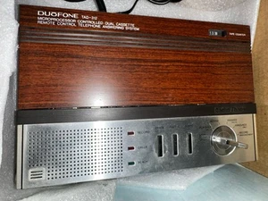 Vintage Radio Shack Dual Cassette Answering Machine w Remote Turn on and Manual - Zdjęcie 1 z 4