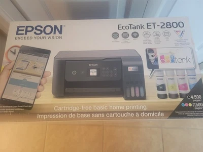 Epson EcoTank ET-2800 Wireless All-in-One Supertank Color Printer NEW - Image 1 of 2