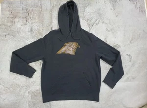 Mens Majestic Large Carolina Panthers Black Camo Logo Hoodie - Picture 1 of 7
