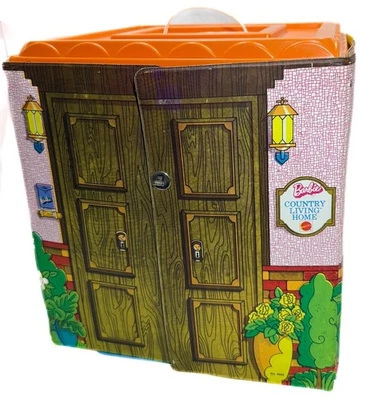 Vintage 1973 Mattel Barbie Country Living Home With Furniture And Accessories  - Image 1 of 4