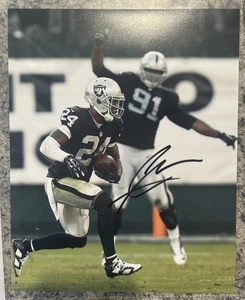 Autógrafo Charles Woodson 8x10 foto firmada Raiders Legend #24 Woodson Salón de la fama - Imagen 1 de 4