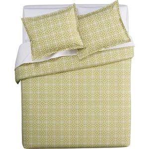 Crate & and Barrel TAZA CITRON TWIN Duvet Cover & Standard Sham! New in Package! - Picture 1 of 5
