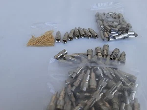 Paquete de 100 conectores DIN 1.0/2.3 75 ohmios para Belden 1855A, 1865A Mini RG59 - Imagen 1 de 2
