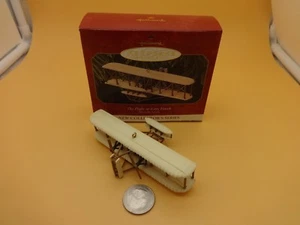 Sello # 1 en la serie El vuelo en Kitty Hawk Airplane Ornament - w / box - Imagen 1 de 6