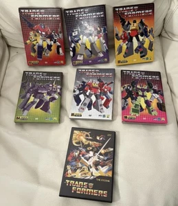 Transformers DVD Generation One Serie 1 Y 2 Completo Ever Mtc Slipcase Película - Imagen 1 de 7