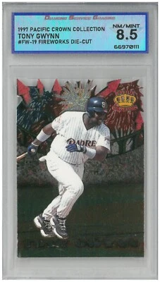 Pacific Crown Tony Gwynn 1997 #FW-19 fuegos artificiales troquelados 💎 DSG 8,5 casi nuevo/como nuevo Foto 1 de 2