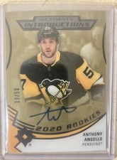 2020-21 Upper Deck Ultimate Collection Hockey Anthony Angello Autographed 13/50