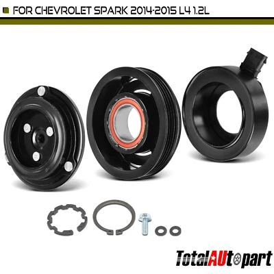 Комплект муфты компрессора переменного тока кондиционера с 4 канавками для Chevrolet Spark 2014-2015 L4 1,2 л - Изображение 1 из 4