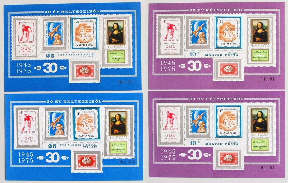 HUNGRÍA 1975 UPU, Excelente Perf + Imperf MNH/** ¡Hojas!, Espacio, Pinturas, Juegos Olímpicos Foto 1 de 3