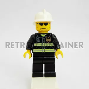 LEGO Minifigures - 1x cty167 - Fireman - Pompiere Omino Minifig Set 7213 - Foto 1 di 1