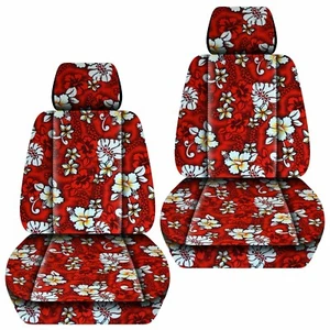 Juego de fundas de asiento de coche delanteras para Honda CR-V 1997-2019 hawaill flor roja - Imagen 1 de 1