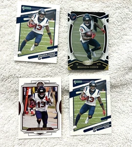 Panini Lot of 4 Houston Texans Brandin Cooks Football Cards (Z1) - Picture 1 of 2