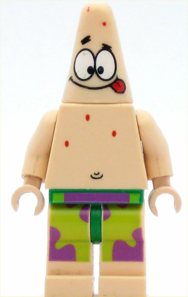 LEGO Bob Esponja Pantalones Cuadrados Minifigura Patrick Lengua Salida (Genuino) Foto 1 de 1