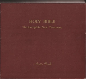 1952 HOLY BIBLE The Complete New Testament Audio Book Vinyl Records 16 2/3 RPM - Picture 1 of 8
