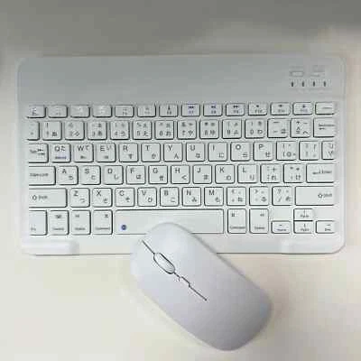 Japanese Language Thin Bluetooth Keyboard&Mouse Set Rechargeable Multi-Device - Image 1 of 4