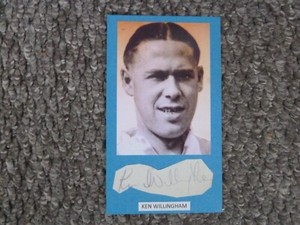 KEN WILLINGHAM  AUTOGRAPH  - HUDDERSFIELD TOWN