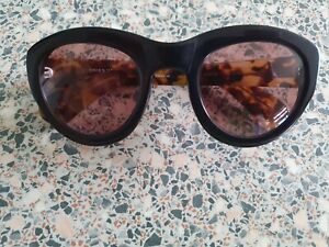 Dries Van Noten / Linda Farrow brown tortoiseshell frame sunglasses. DVN/12/5.