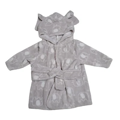 BABY STARTERS Elefante Gris y Blanco Gráfico Peluche Niños Bata Unisex Neutro 0-9M Foto 1 de 4