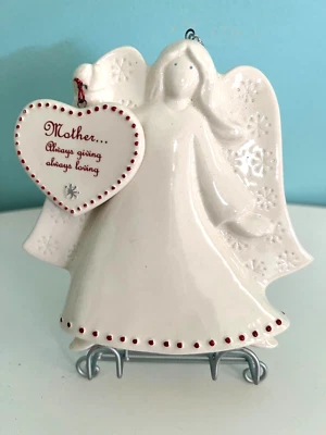 Russ Berrie & Co - Angel Ornament "Mother" Always giving, Always Loving. (J41E) Foto 1 de 4
