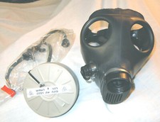 ISRAELI GAS MASK (ADULT SIZE) w/ Drinking Straw & Filter-(NEW) FREE Shipping