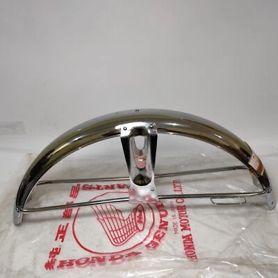 Honda CS90Z S90 CS90 CB100 CG110 CG125 CB125S Front Fender Japan 61100-330-680XW - Image 1 of 4