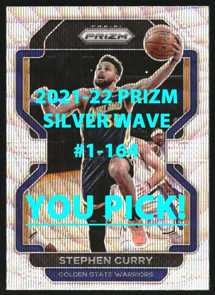 2021-22 Prizm SILVER WAVE #1-164 Vets Your Choice $2 or 2 Card Minimum YOU PICK! - Image 1 of 1
