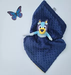 Lovey Decke Bluey Stofftier Plüsch Sicherheitsdecke für Kinder dunkelblau - Bild 1 von 6