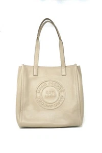 Marc Jacobs Marc Signet Arbeitstasche Tasche Leder grau beige H051L01Fa21 - Bild 1 von 13