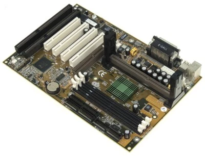 Motherboard CHAINTECH 6LTM2 M101 Slot 1 3x Sdram 2x Isa 4x PCI ATX - Image 1 of 2