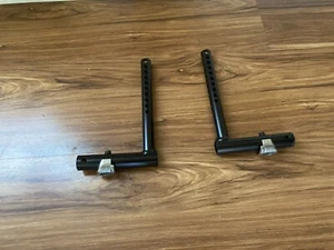 Sunrise Quickie Iris Tilt Wheelchair Leg Rest Mounts - Picture 1 of 11