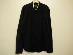 New. Simon + Simon Black Cotton Shirt. Athletic Fit. Small Size 8. Long Sleeved - Picture 1 of 1