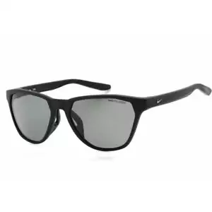 Nike Men's Maverick Rise Polarized Rectangular 56mm Sport Sunglasses Matte Black - Picture 1 of 2
