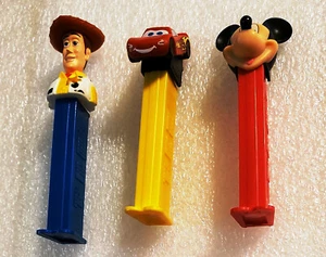 Vintage Pez Spender Mickey Mouse, Woody, Lightning McQueen 3 Stück, sehr schön - Bild 1 von 7