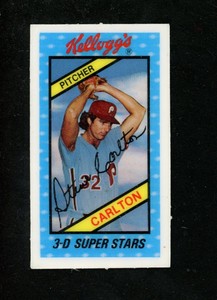 1980 Kellogg's 3-D Super Stars #14 Steve Carlton EX
