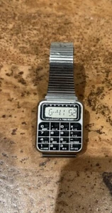 Calculator Watch Micronta Phone Memory Radio Shack Exclusive New Battery Working - Bild 1 von 4