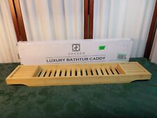 Odeden Luxury Wooden Bathtub Caddy w/Original Box